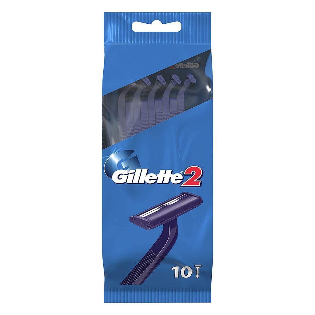Gillette Blue ll Disposable Razor 10's 29566 - Easy Pharmacy LLC