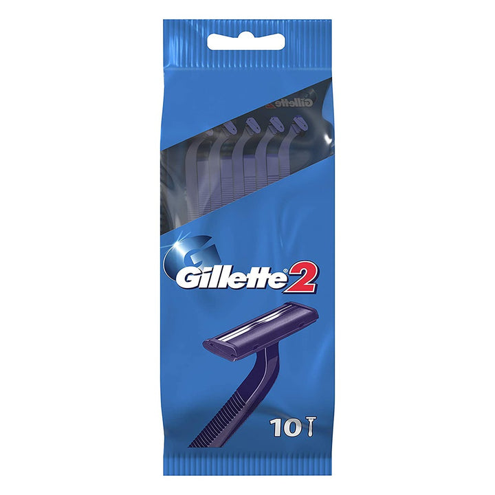 Gillette Blue ll Disposable Razor 10's 29566 - Easy Pharmacy LLC