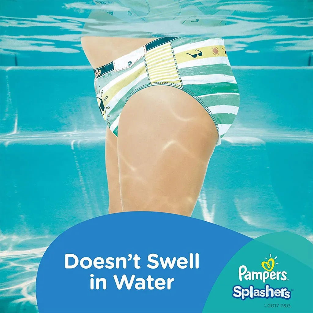 Pampers Splashers Baby Swim Pants, Size 5-6, 14+Kg, Pack of 10's - Easy Pharmacy LLC