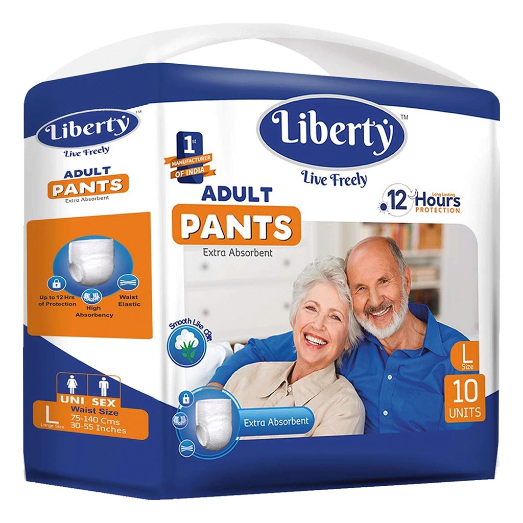Liberty Premium Pants Adult Diapers Large 10's - Easy Pharmacy LLC