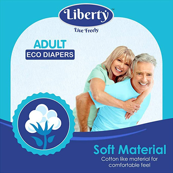 Liberty Eco Adult Diapers Medium 10's - Easy Pharmacy LLC