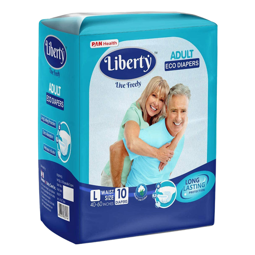 Liberty Eco Adult Diapers Large 10's - Easy Pharmacy LLC