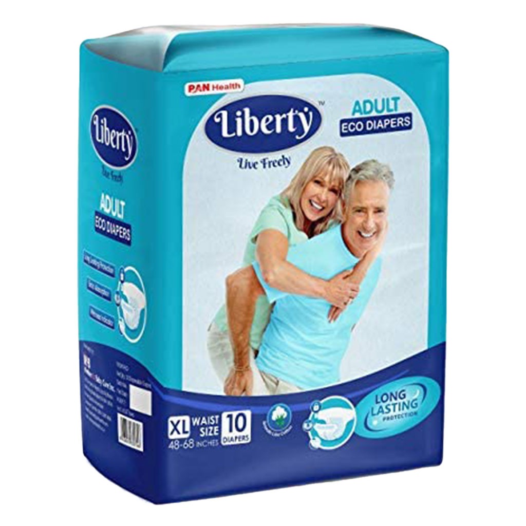 Liberty Eco Adult Diapers Extra Large 10's - Easy Pharmacy LLC
