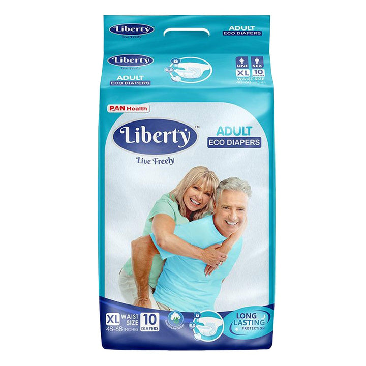 Liberty Eco Adult Diapers Extra Large 10's - Easy Pharmacy LLC