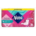 Nana Freshness & Protection Ultra Thin Long Sanitary Pads with Wings for Heavy Flow, 16 Pads