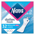 Nana Dailies Fresh Normal Scented Pantyliners, 32 Liners