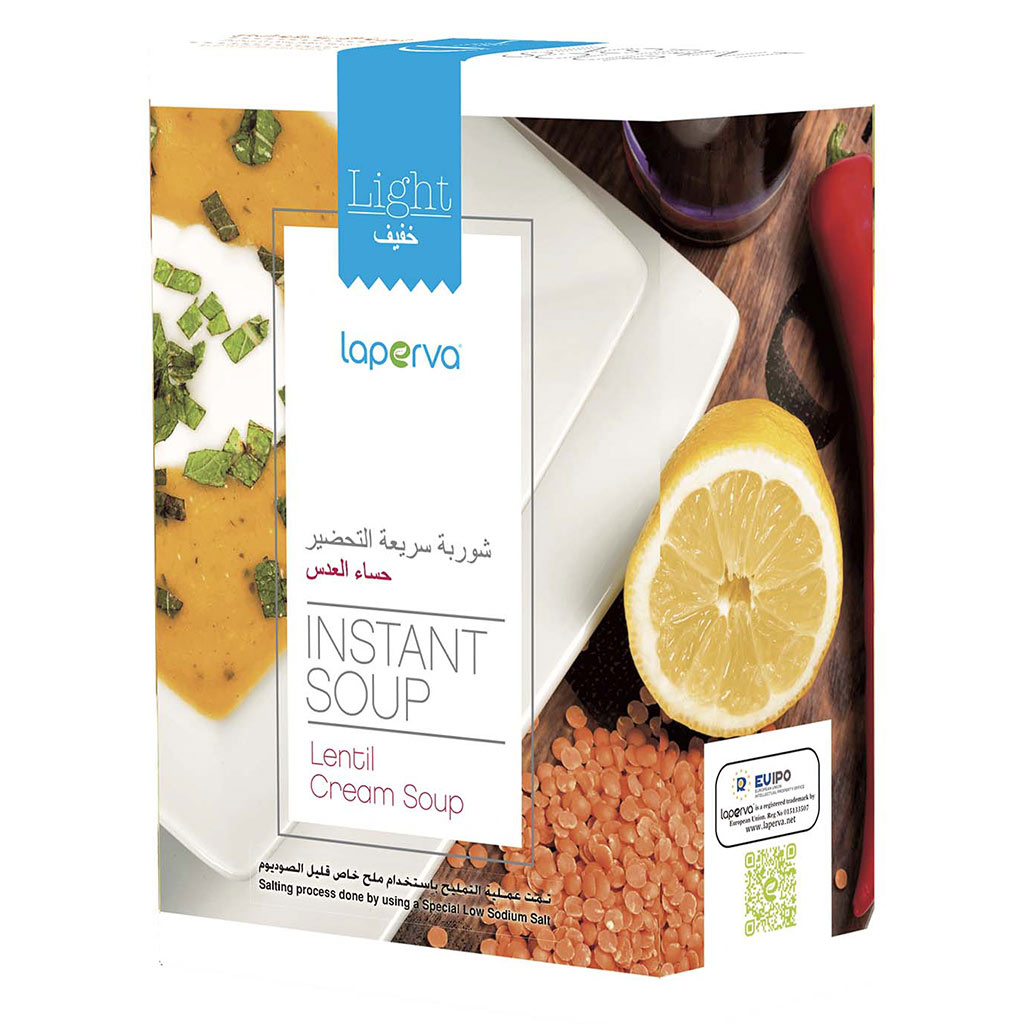 Laperva Instant Lentil & Cream Soup 16 g 4's - Easy Pharmacy LLC