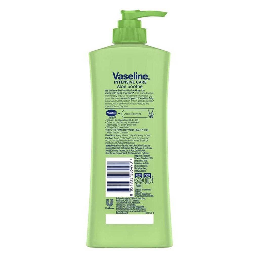 Vaseline Intensive Care Aloe Soothe Body Lotion 400 mL - Easy Pharmacy LLC