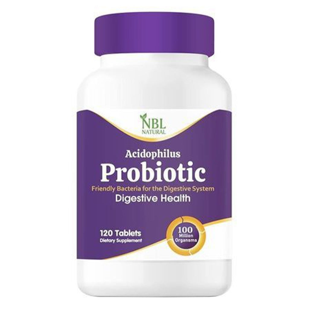 NBL Natural Acidophilus Probiotic Digestive Tablet 120's - Easy Pharmacy LLC