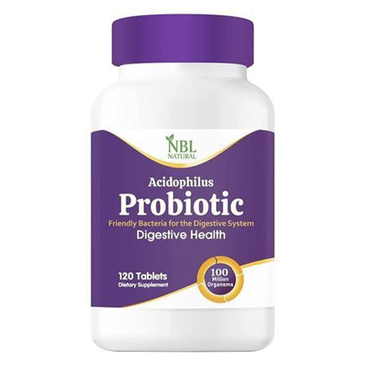 NBL Natural Acidophilus Probiotic Digestive Tablet 120's - Easy Pharmacy LLC