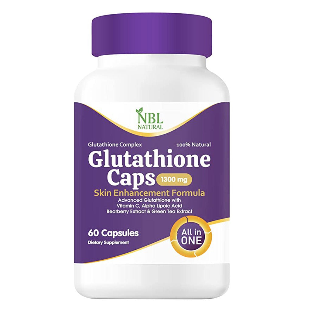 NBL Natural Glutathione 1300 mg Skin Enhancement Capsules 60's - Easy Pharmacy LLC