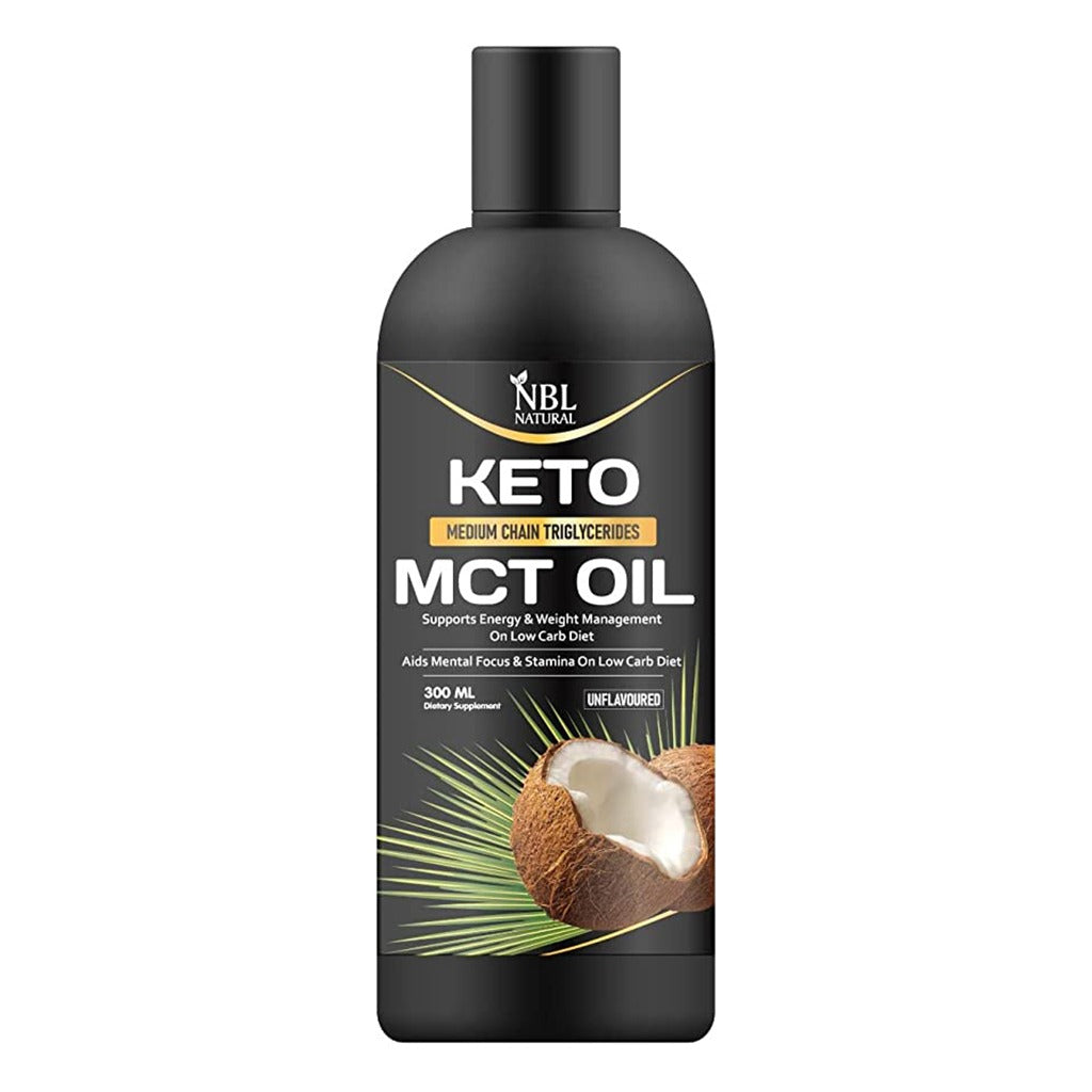 NBL Natural Keto MCT Oil From Coconut Unflavored 300 mL - Easy Pharmacy LLC
