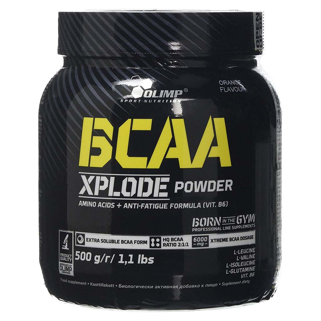 Olimp Amino Acids + Anti-Fatigue Formula BCAA Xplode Powder, Orange 500 g - Easy Pharmacy LLC