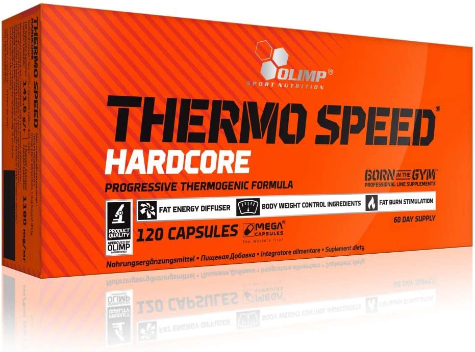 Olimp Thermo Speed Hardcore Mega Capsules For Fat Tissue Reduction 120's - Easy Pharmacy LLC