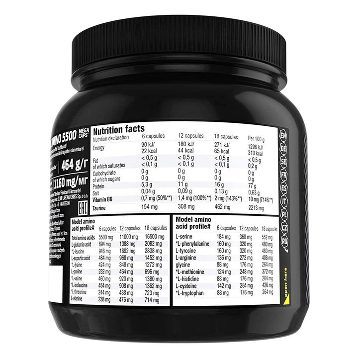 Olimp Amino System Formula Anabolic Amino 5500 Mega Capsules For Muscle mass 400's - Easy Pharmacy LLC