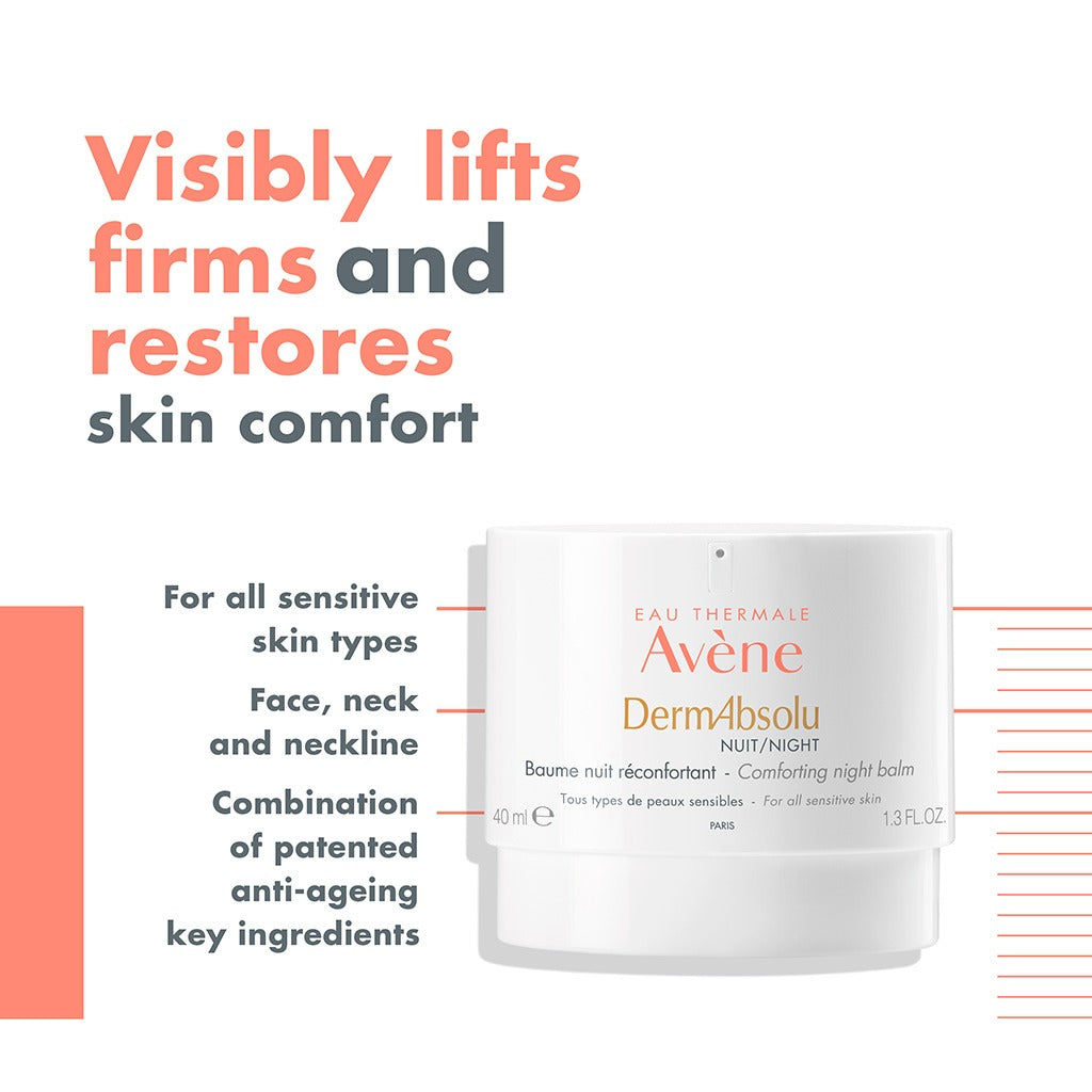 Avene DermAbsolu Comforting Antiaging Night Balm For Sensitive Skin 40ml - Easy Pharmacy LLC