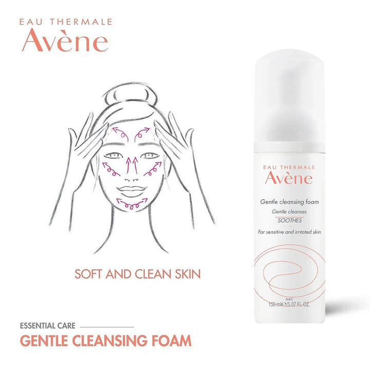 Avene Facial Cleansing Foam For Sensitive Skin 150ml - Easy Pharmacy LLC