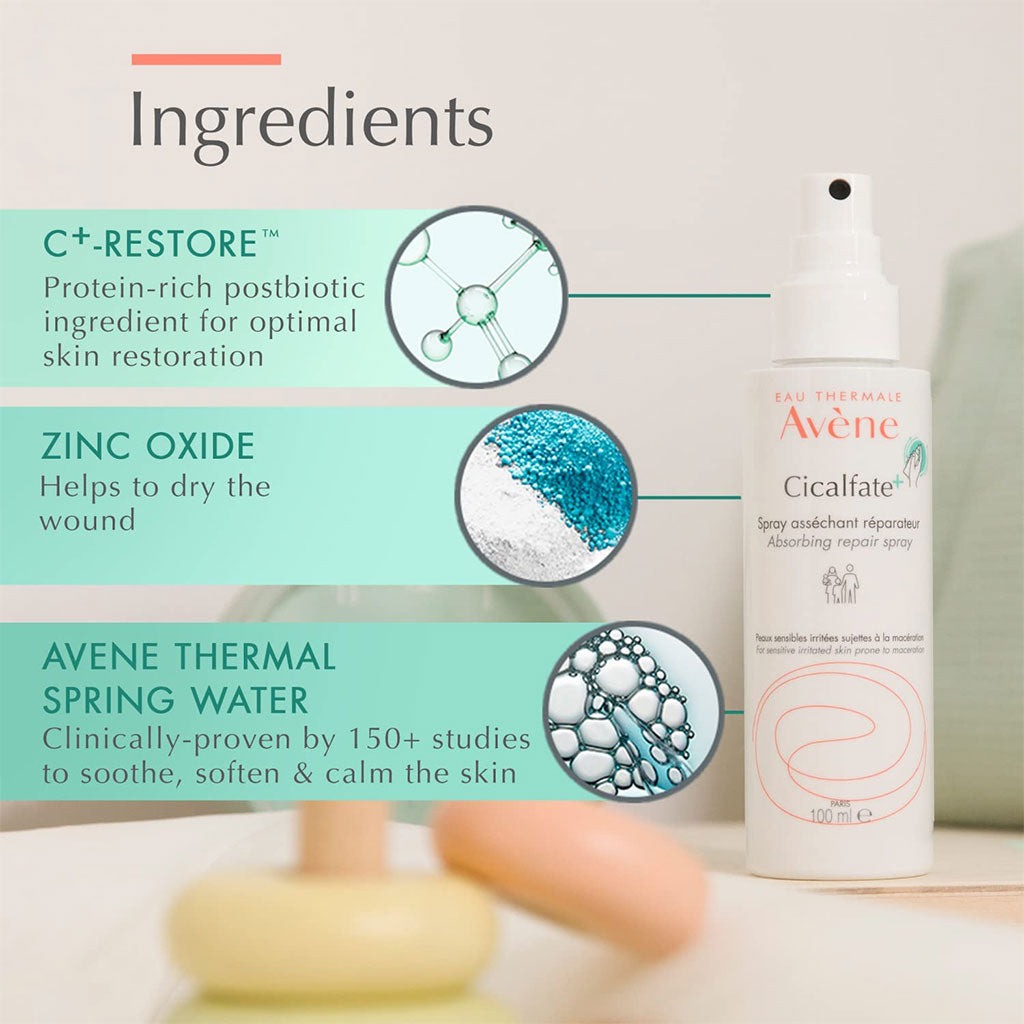 Avene Cicalfate+ Absorbing Repair Spray 100ml - Easy Pharmacy LLC