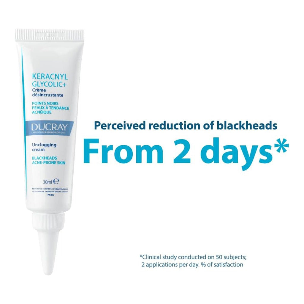 Ducray Keracnyl Glycolic+ Unclogging Cream 30 mL - Easy Pharmacy LLC