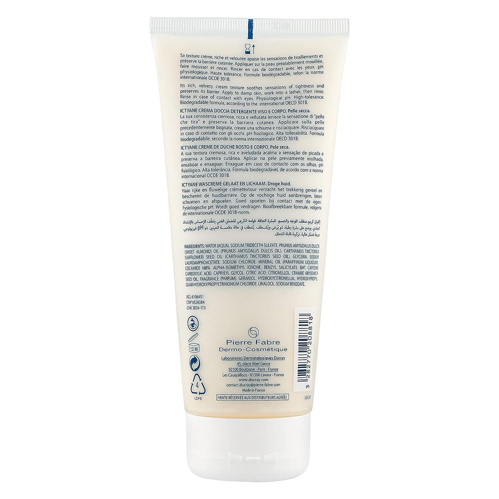 Ducray Ictyane Cleansing Shower Cream 200 mL - Easy Pharmacy LLC