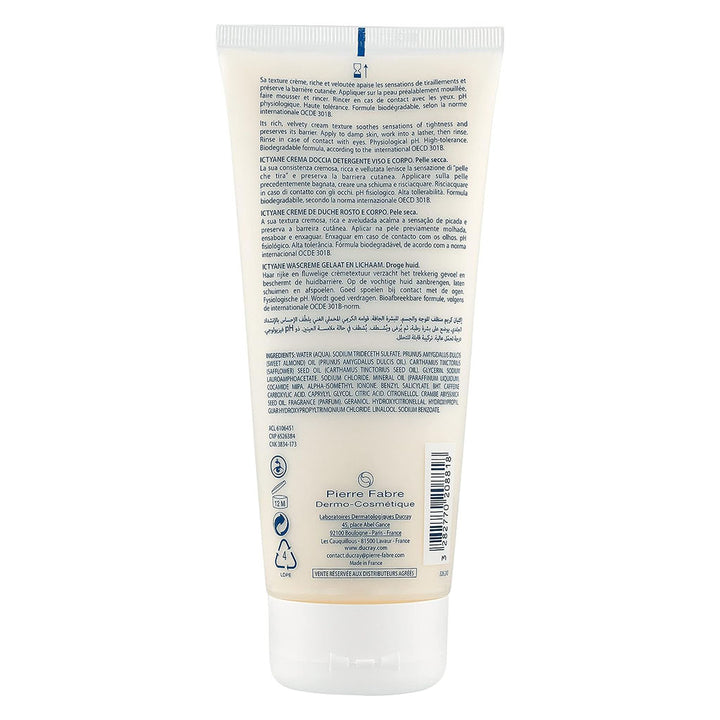 Ducray Ictyane Cleansing Shower Cream 200 mL - Easy Pharmacy LLC