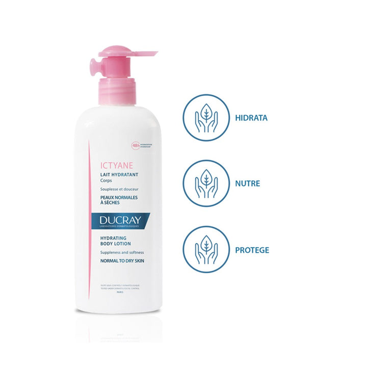 Ducray Ictyane Hydrating Body Lotion 400 mL - Easy Pharmacy LLC