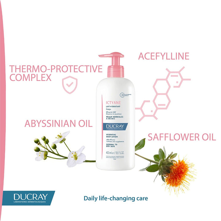 Ducray Ictyane Hydrating Body Lotion 400 mL - Easy Pharmacy LLC