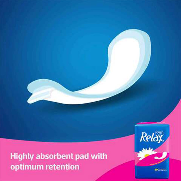 Fam Relax Multi Usage Extra Absorbent Incontinence Maternity Pads, Pack of 20 x 10’s - Easy Pharmacy LLC