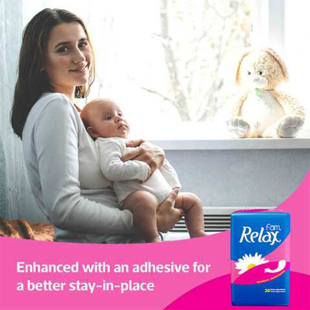 Fam Relax Multi Usage Extra Absorbent Incontinence Maternity Pads, Pack of 20 x 10’s - Easy Pharmacy LLC