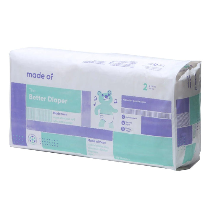 Made Of The Better Baby Diapers Size 2, 5-8 Kg, 38's - Easy Pharmacy LLC