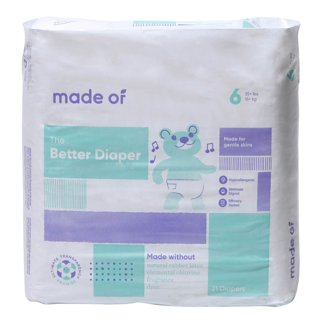 Made Of The Better Baby Diapers Size 6, 16+ Kg, 21's - Easy Pharmacy LLC