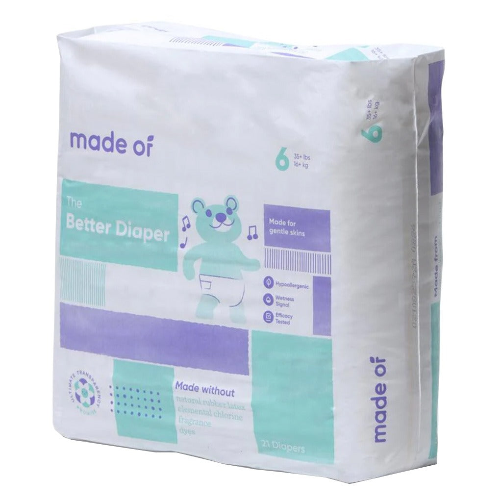 Made Of The Better Baby Diapers Size 6, 16+ Kg, 21's - Easy Pharmacy LLC