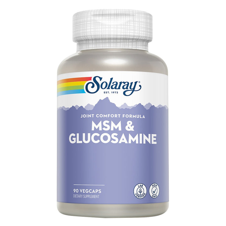 Solaray MSM & Glucosamine Veg Capsules For Joint Comfort & Joint Health 90's - Easy Pharmacy LLC