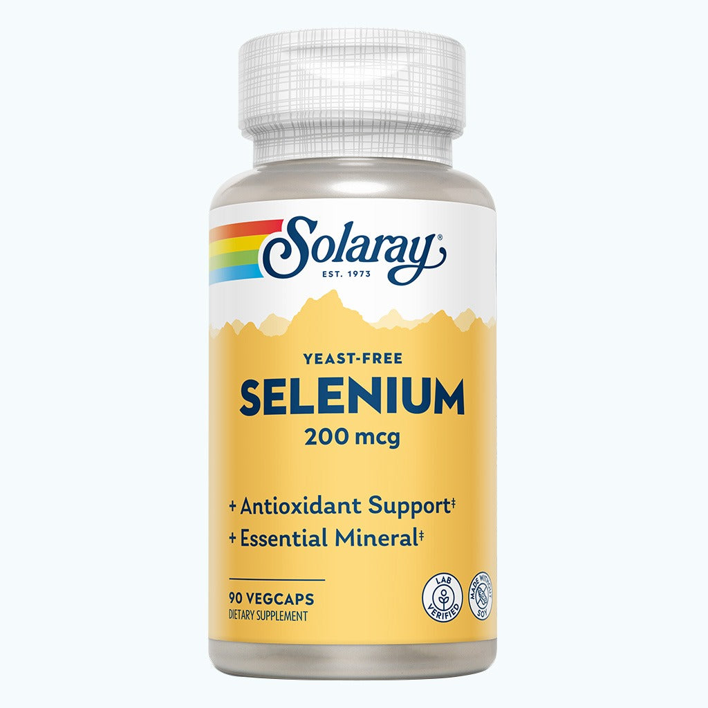 Solaray Selenium 200 mcg VegCapsules For Immune Support & Thyroid Function 90’s - Easy Pharmacy LLC