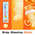 Revidex C 1000 mg Vitamin C Effervescent Tablets, Sugar Free, 20 Tablets