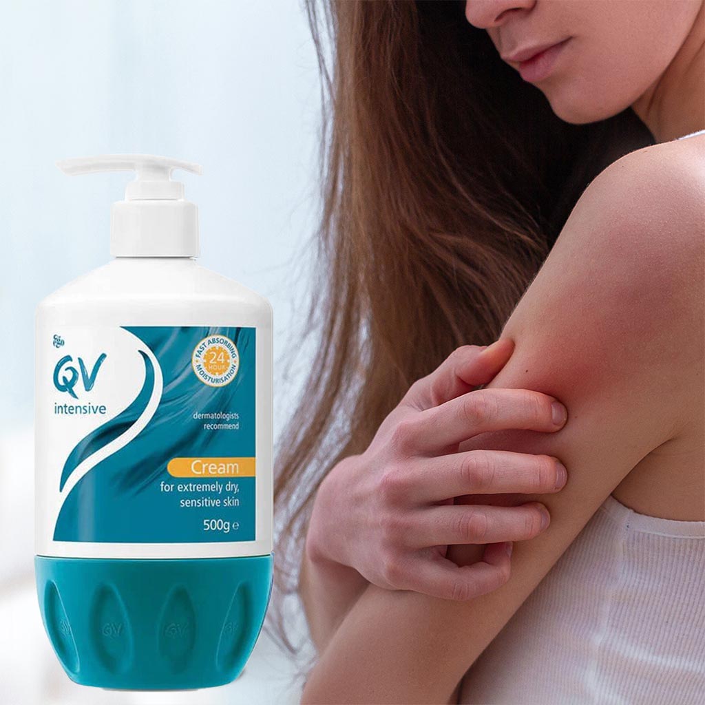 Ego QV Intensive Body Moisturiser Cream Pump For Extremely Dry Sensitive Skin 500g - Easy Pharmacy LLC