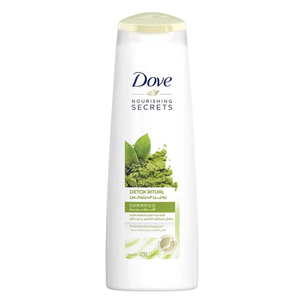 Dove Nourishing Secrets Detox Ritual Shampoo With Matcha And Rice Milk 400 mL - Easy Pharmacy LLC