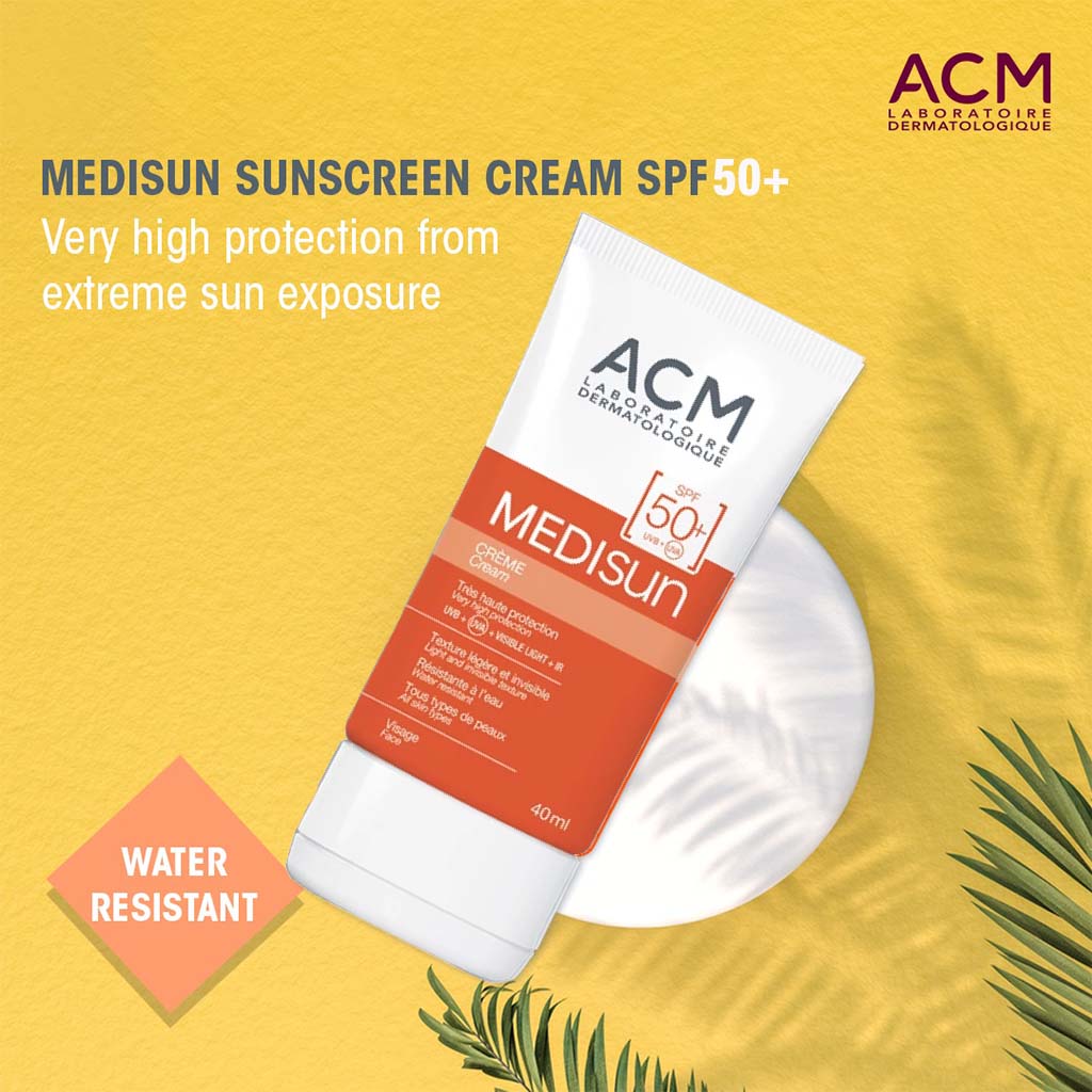 ACM Medisun SPF50+ Invisible Face Sunscreen Cream For Sun Protection 40ml - Easy Pharmacy LLC