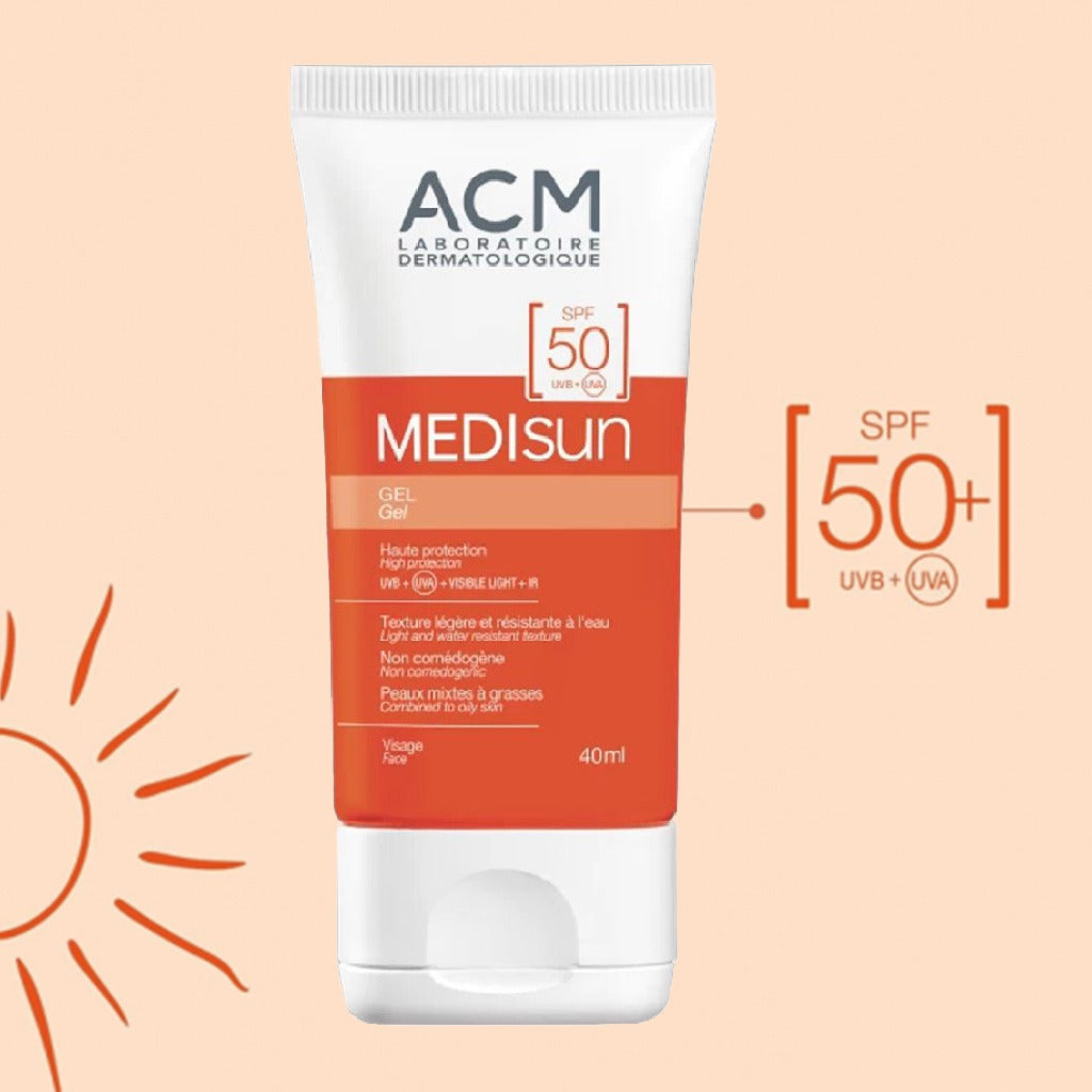 ACM Medisun SPF50 Sunscreen Gel For Combination Skin And Oily Skin 40ml - Easy Pharmacy LLC
