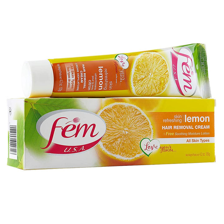 Fem USA Hair Removal Cream Lemon Twin Pack 120 g 2's - Easy Pharmacy LLC