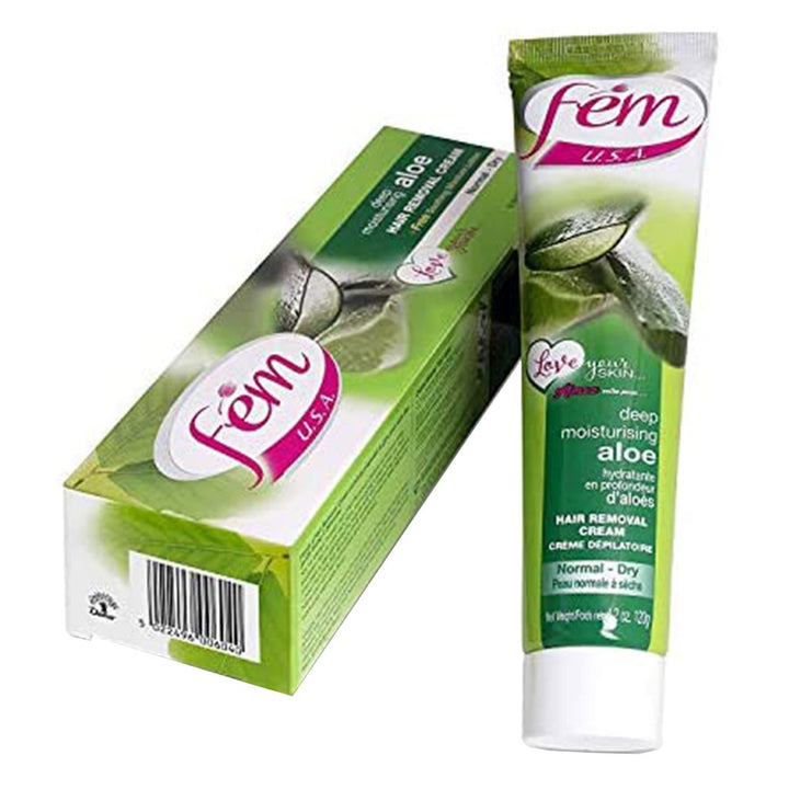 Fem USA Hair Removal Cream Aloe Twin Pack 120 g 2's - Easy Pharmacy LLC