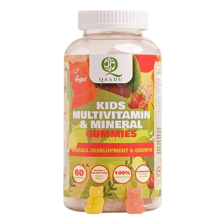 Qaadu Kids Multivitamin And Mineral Gummies 60's - Easy Pharmacy LLC
