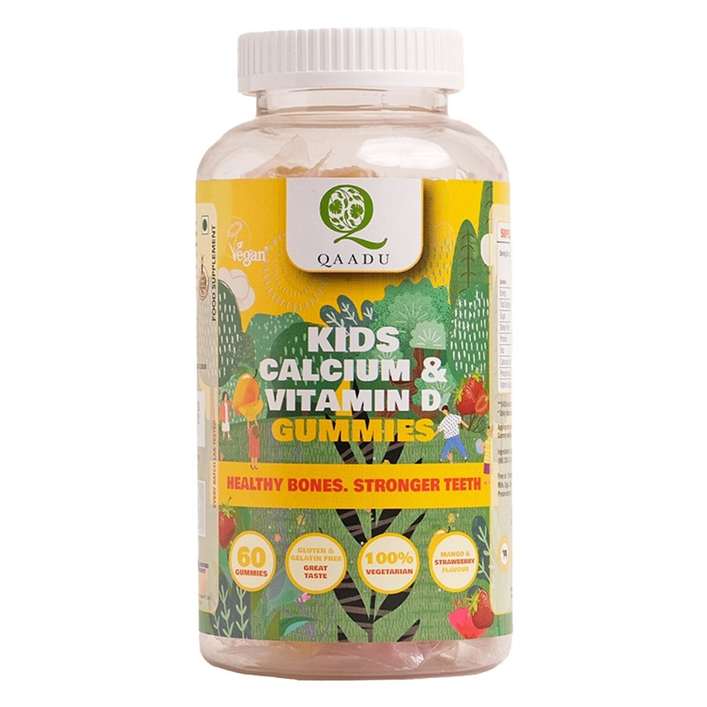 Qaadu Kids Calcium And Vitamin D Gummies 60's - Easy Pharmacy LLC