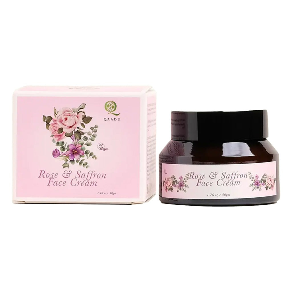Qaadu Rose And Saffron Face Cream 50 g - Easy Pharmacy LLC