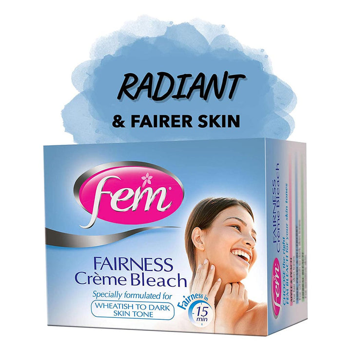 Fem USA Fairness Cream Bleach Milk With Pearl And Peach 50gm - Easy Pharmacy LLC