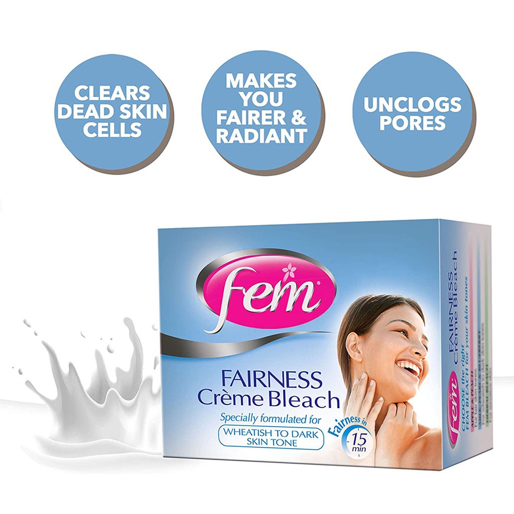 Fem USA Fairness Cream Bleach Milk With Pearl And Peach 100gm - Easy Pharmacy LLC