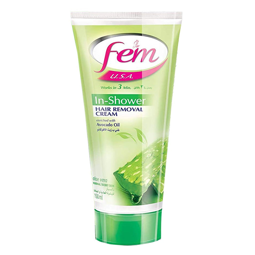 Fem USA In-Shower Hair Removal Cream Aloe Vera 150 mL - Easy Pharmacy LLC