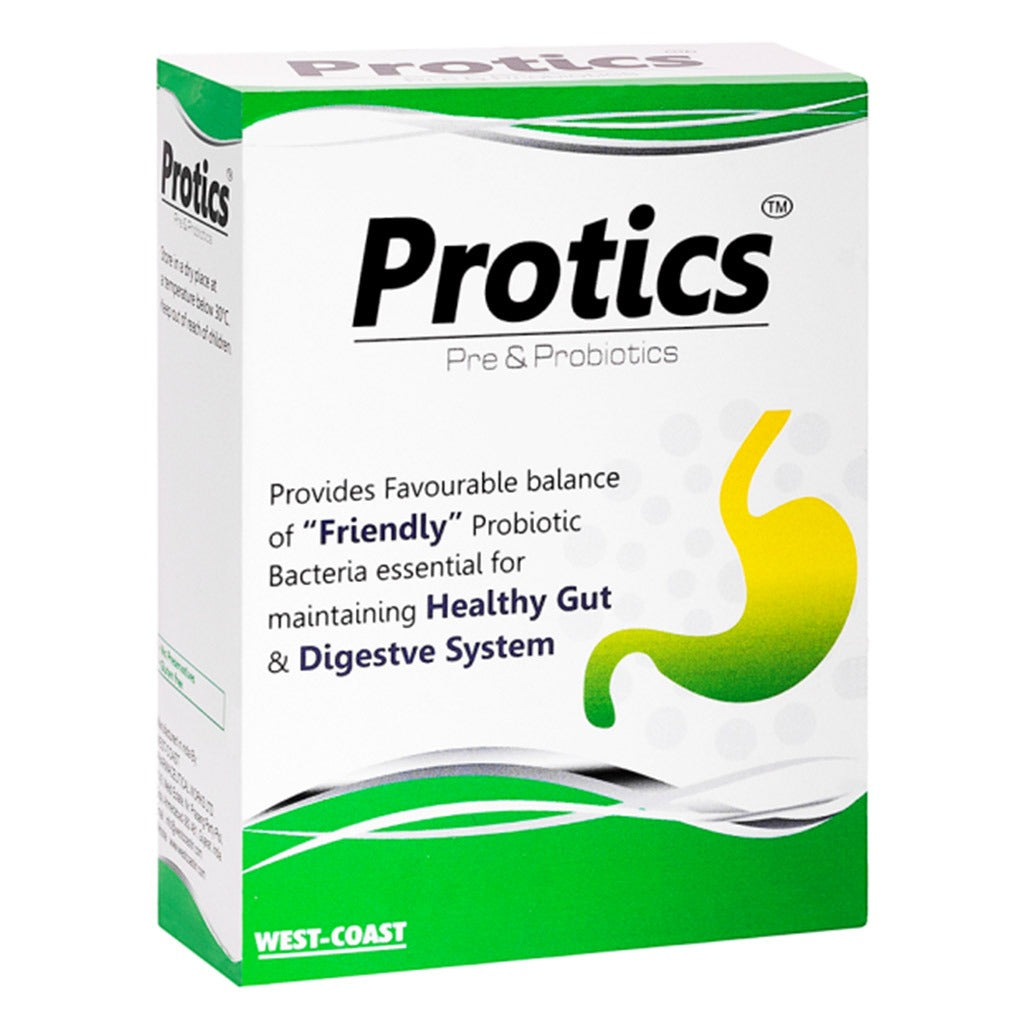 Protics Prebiotics And Probiotics Capsules For Healthy Digestive System, Pack of 30's - Easy Pharmacy LLC
