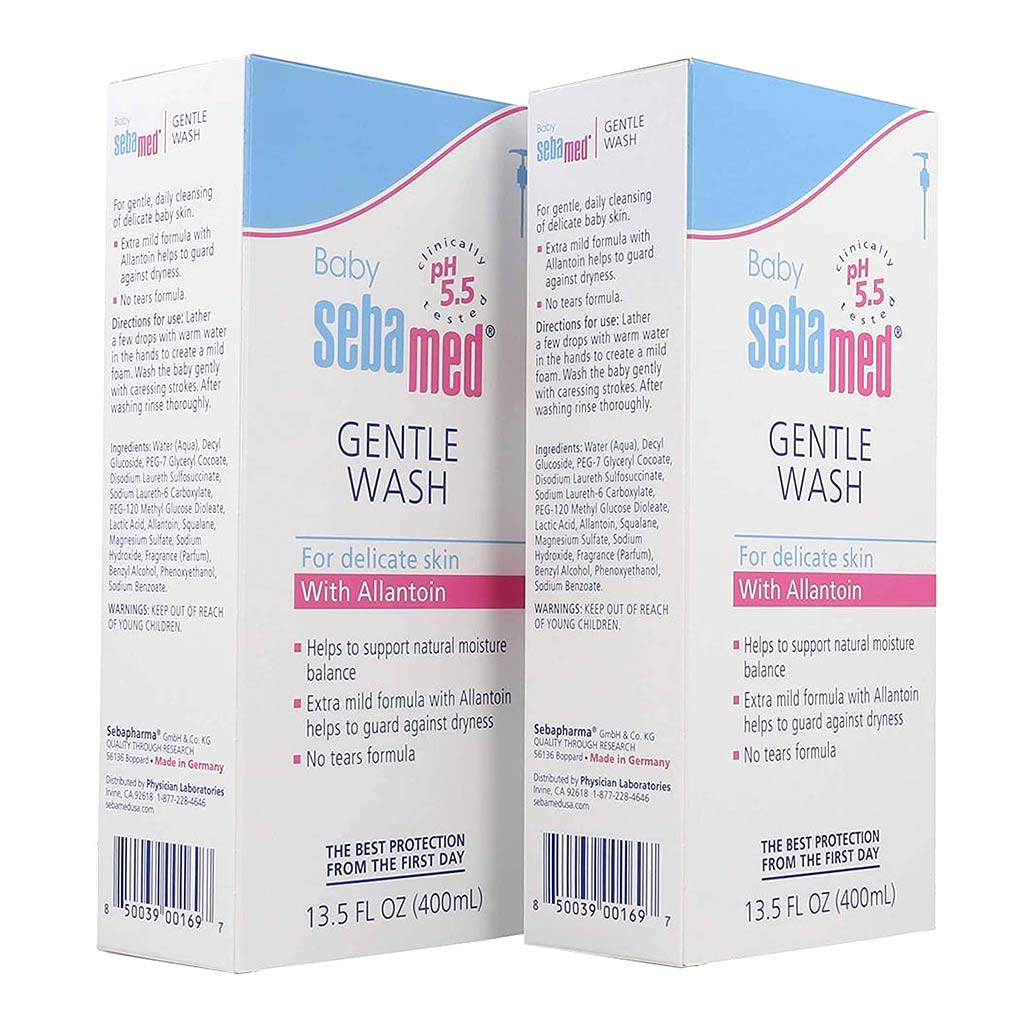 Sebamed Extra Soft Moisturizing Baby Gentle Wash For Delicate Baby Skin 400 mL 2's - Easy Pharmacy LLC