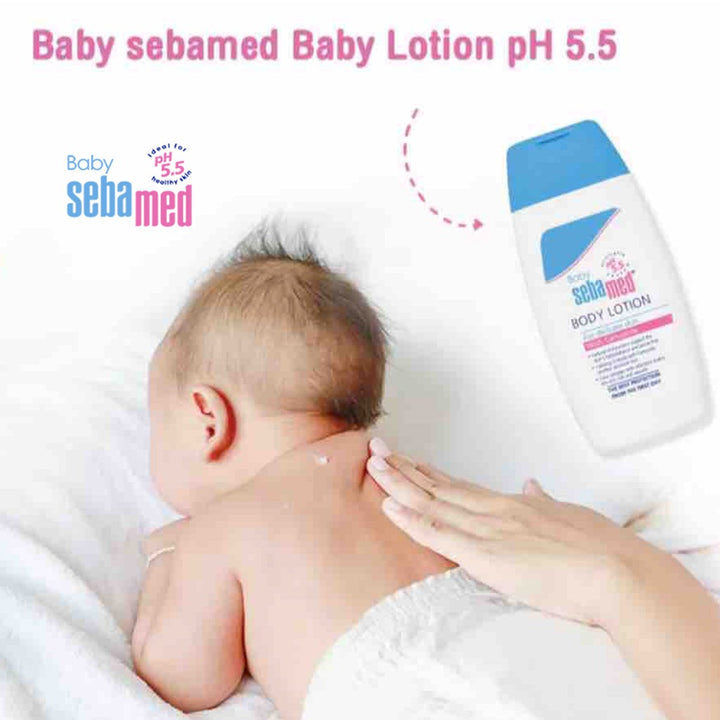 Sebamed Extra Soft Moisturizing Baby Gentle Wash For Delicate Baby Skin 200 mL+ Baby Lotion 200 mL Combo Pack - Easy Pharmacy LLC
